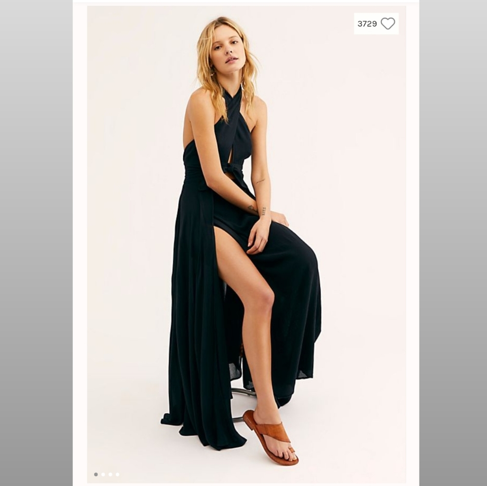 Free people My Long Time Love Maxi Dress size S